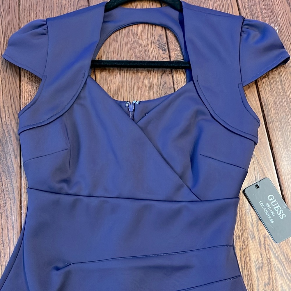 NWT Guess Aubergine Beautiful Dress - Picture 3 of 9